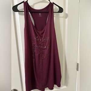 Champion Maroon Graphic Tank Top